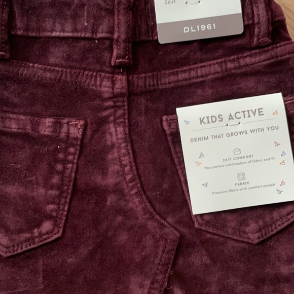 DL1961 kids girl mini skirt bottom - Picture 5 of 7